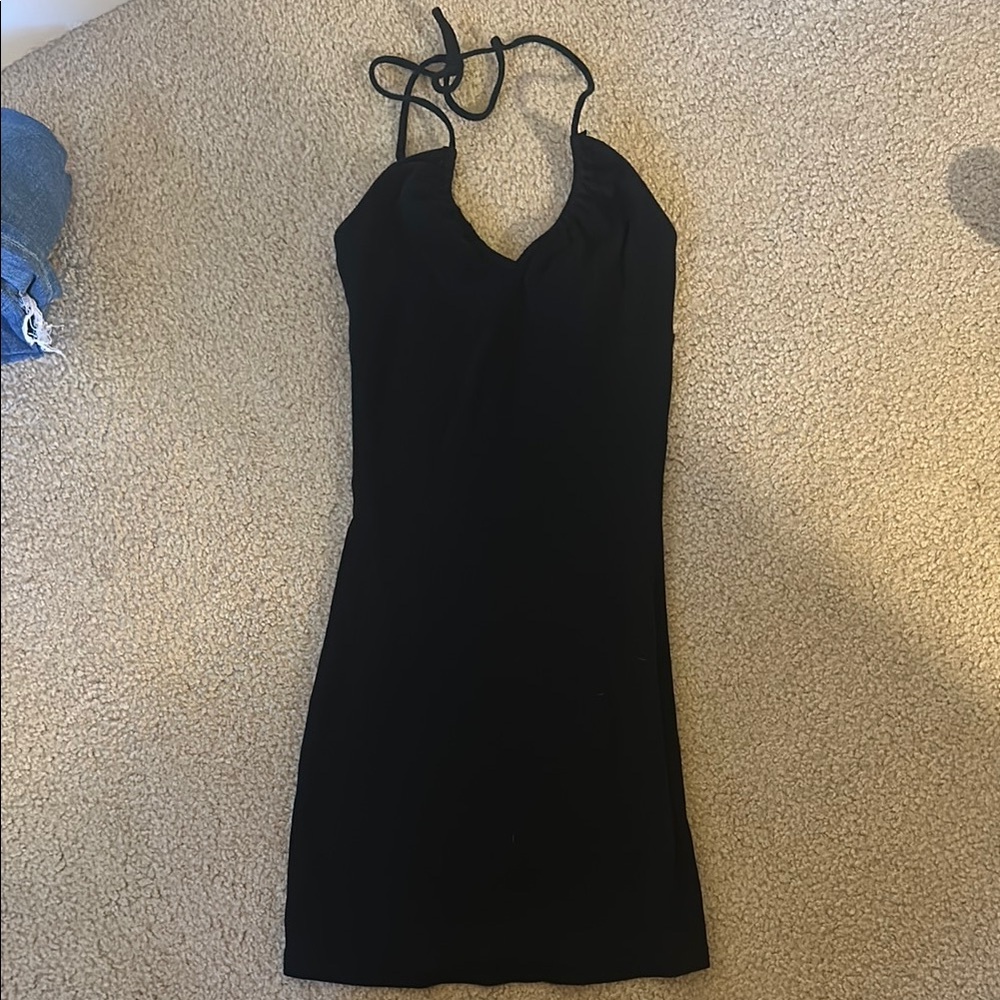 Garage Black Halter Dress